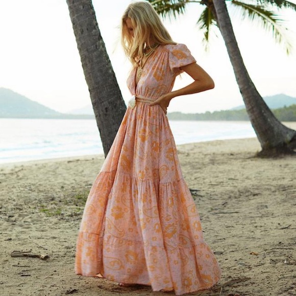 Chasing Unicorns Dresses & Skirts - RESERVED💫 Chasing Unicorns Spanish Moon Maxi Dress {Pastel Paisley} sz M